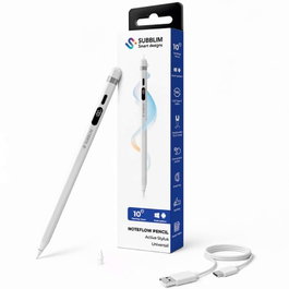 SUBBLIM NoteFlow SUBPEN-UN0001 Lápiz Digital Blanco, Universal Android/Windows
